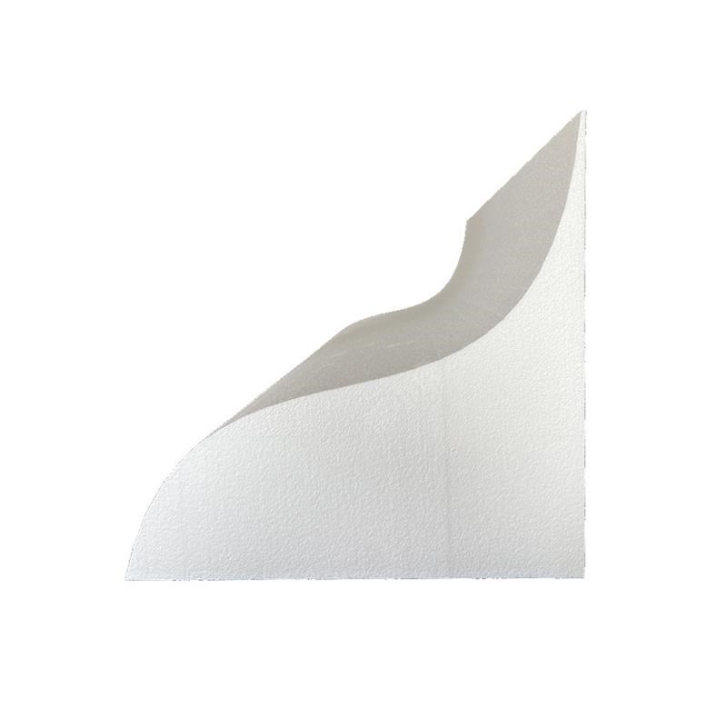 横梁弱化S型弧形线条吊顶房梁遮挡装饰化解泡沫线条半圆造型定制