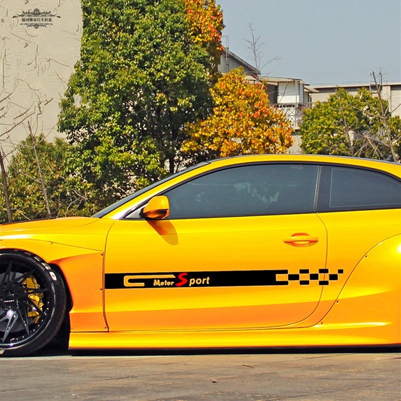 汽车刮痕遮挡贴纸车贴膜通用个性创意划痕贴装饰车身拉花防水贴画