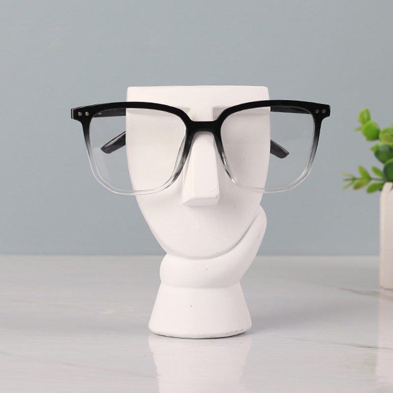 创意人物趣味眼镜架摆件眼镜店陈列展示道具装饰品眼镜架子展示架