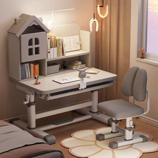 家用可降矫正坐25228课儿桌姿椅子组合童学习桌椅套装 学升生书桌