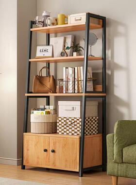 多层架置物架梯落地收35468纳架客厅展示架子家用书架形柜子储物