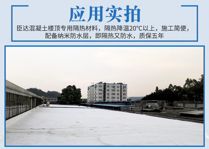 臣达离子水泥楼顶隔热降温材料