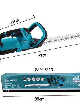 锂电绿式篱机无线便携功篱FNF笆修剪家用小型园林剪机大率绿篱修