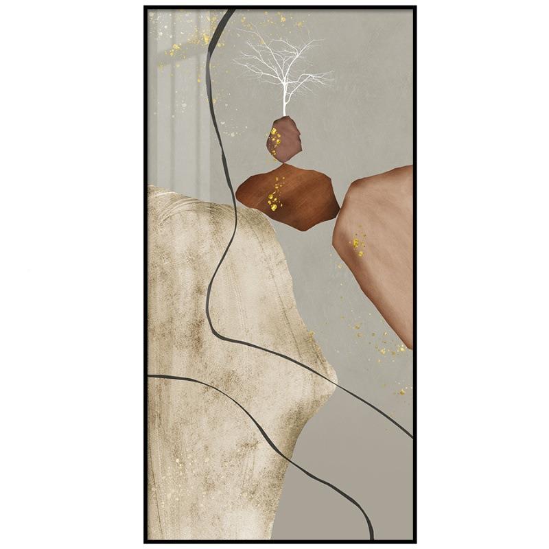 时来运转箱电表箱开装饰画PBS简约款左右竖翻配电遮挡空开箱强电