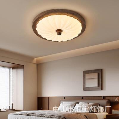 1353款护眼客厅吸顶中古风灯中式桃色灯餐厅房间灯新具全屋灯胡具