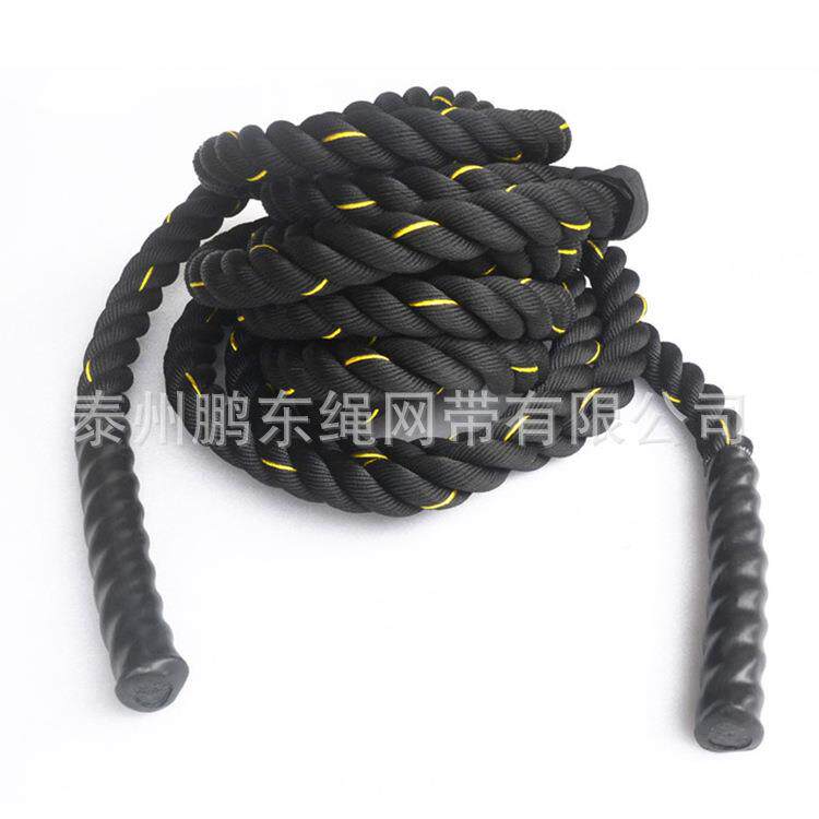 体训能练格斗绳健美力量绳健身甩粗绳绳战负455重跳绳甩绳