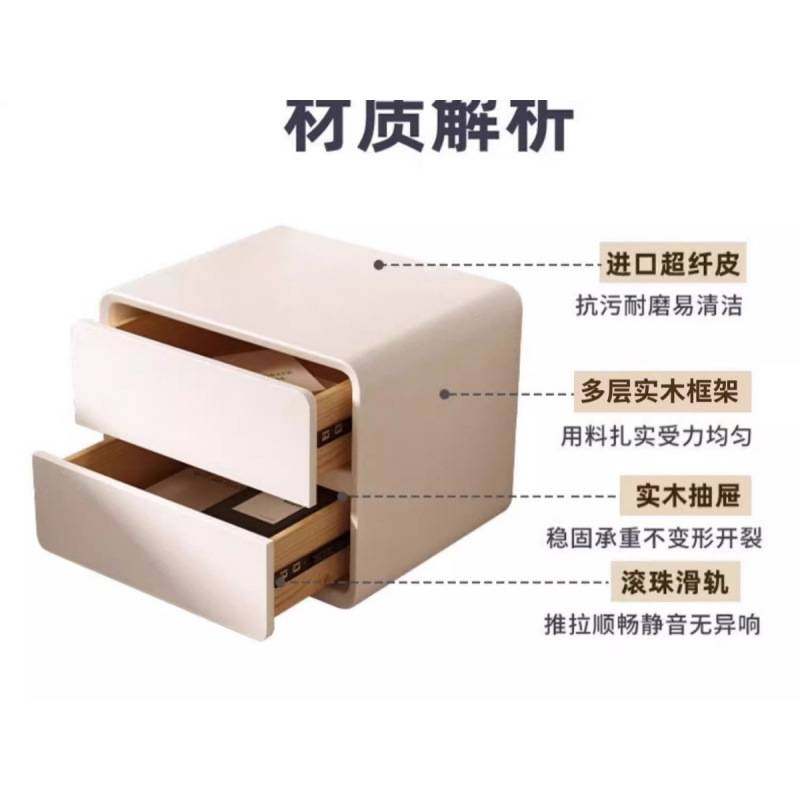 全实木床头柜轻奢奶油风卧室斗柜免安装客厅家用收纳柜实木小型柜,鲜花速递/花卉仿真/绿植园艺,其它园艺用品,淘宝优惠券,粉丝福利购,淘宝优惠卷