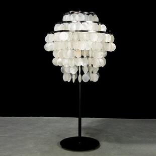 婚壳庆风简约天然贝铃路引落地吊灯婚礼铁艺弧形挂WWX件路摆件引