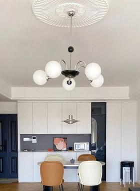 美式vintae卧客厅中古g吊简约玻璃球法灯式客厅室餐厅魔豆XL-D389