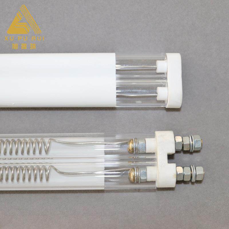 煤XYY波炭脱烘干灯红线硫加热灯管双外管半镀白近中波红外灯管
