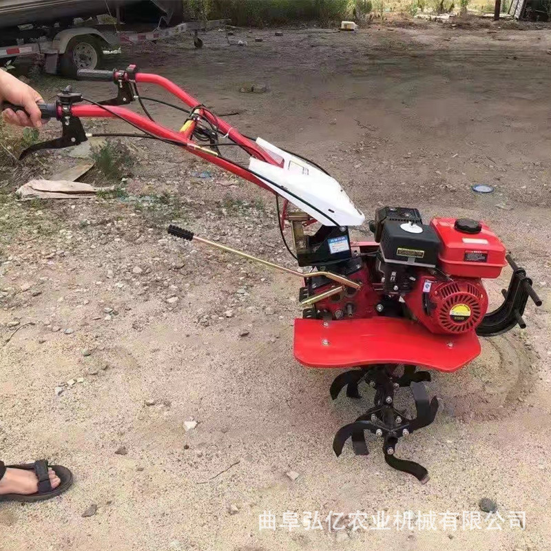 手扶8马力四驱后旋微耕机翻土