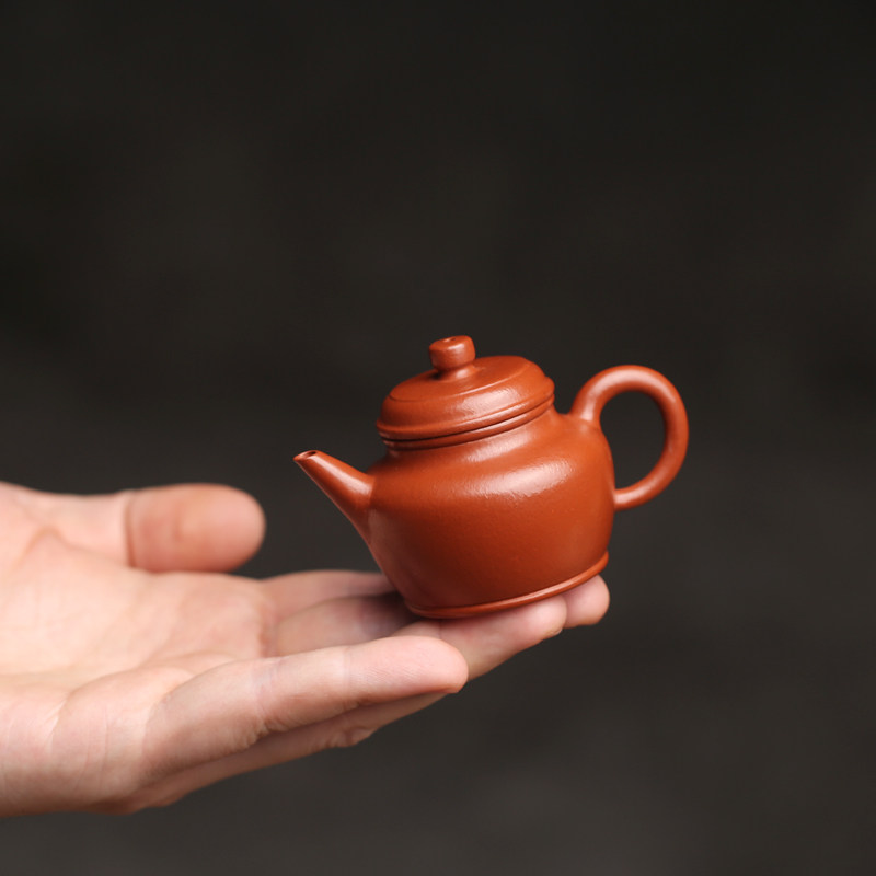 迷你小号 剑流德钟壶宜兴紫砂孟臣款老式茶壶单人一杯量小壶一口