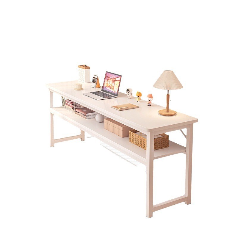 家用小型床边桌窄电脑桌长条桌子小户型办公桌书桌台式学习桌跨床