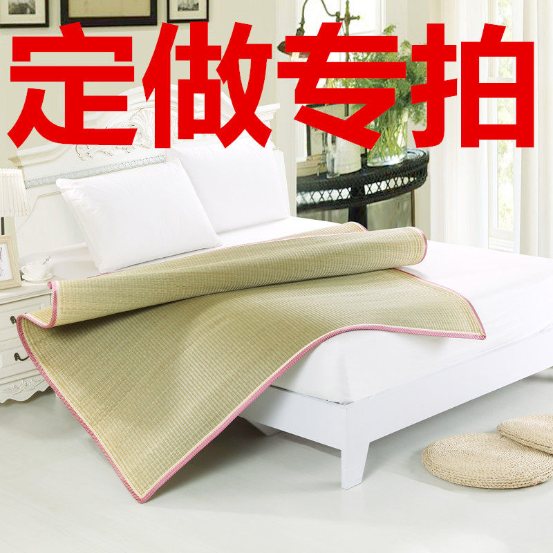 定做白麻筋蔺草席1.8米1.5米炕席天然手工凉席加厚芦苇席草编席子