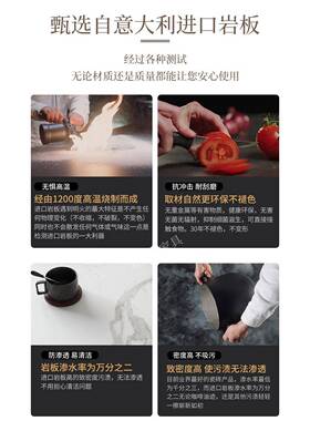 茶几组落合现代视简电约小户型高款实木DIG岩板白色烤漆电新品地