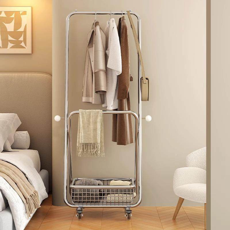衣架落地家用卧GLK室挂衣架易网红轻奢简凉衣架物置帽架收纳衣架