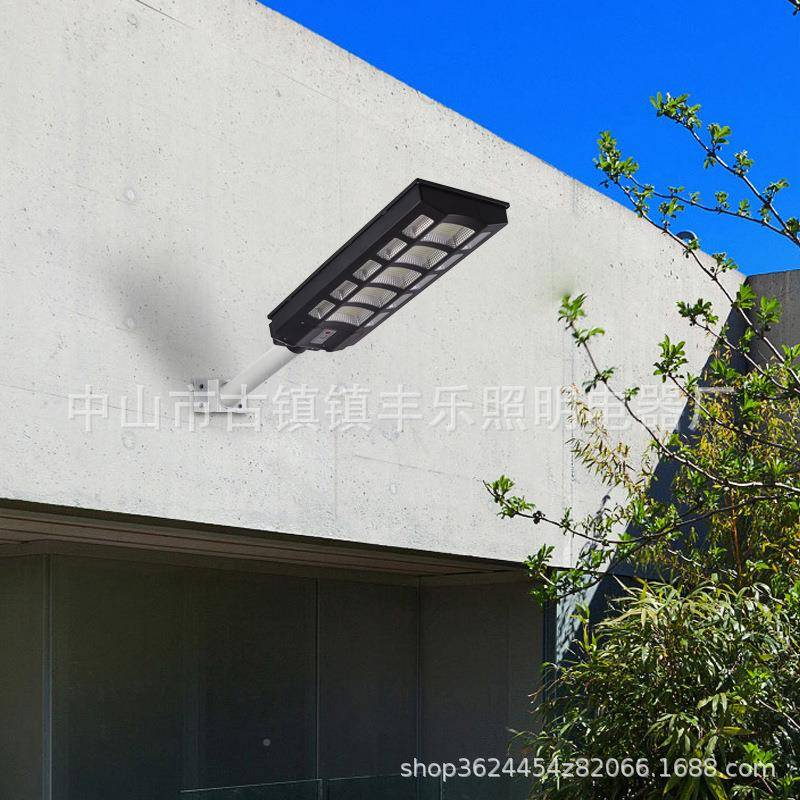 新款RGB七彩变户色智外家一体NPA化太阳能能感应用路灯节能