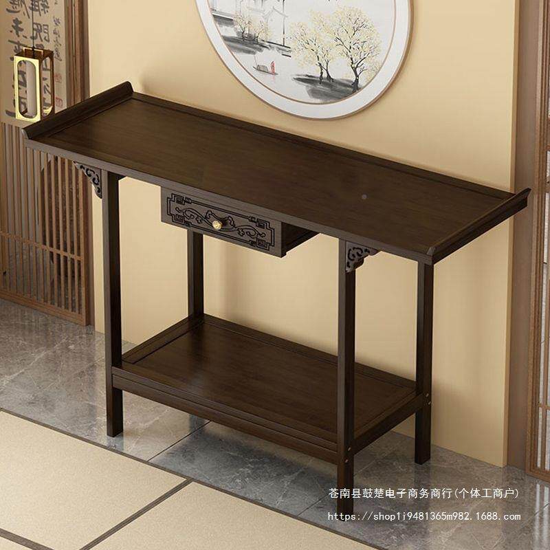 新中VNN式桌供现代用简约玄关桌条神案桌长条香案家财中堂台香火