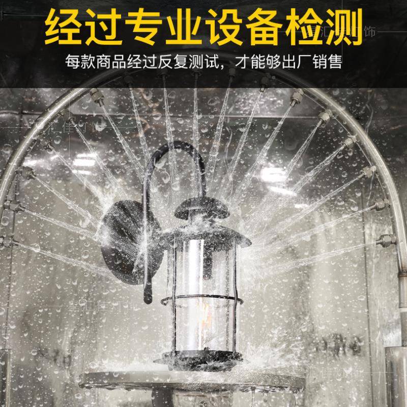 外壁灯户别外水墅大墙门口柱子阳台室外庭防院美式复HXG古露台围 - 实物图