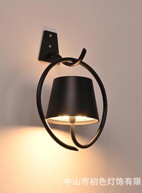 现代简11283约创氛意装饰围充电客厅走卧室灯书房壁灯le廊d台灯