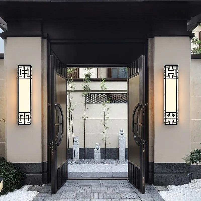 云石灯户外庭壁廊院酒店别墅花园挂灯走小区景OQB观灯庭院壁装饰