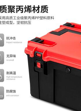 SMR517TI139带轮拉5杆收纳箱可堆叠工具箱户外露营储物I箱