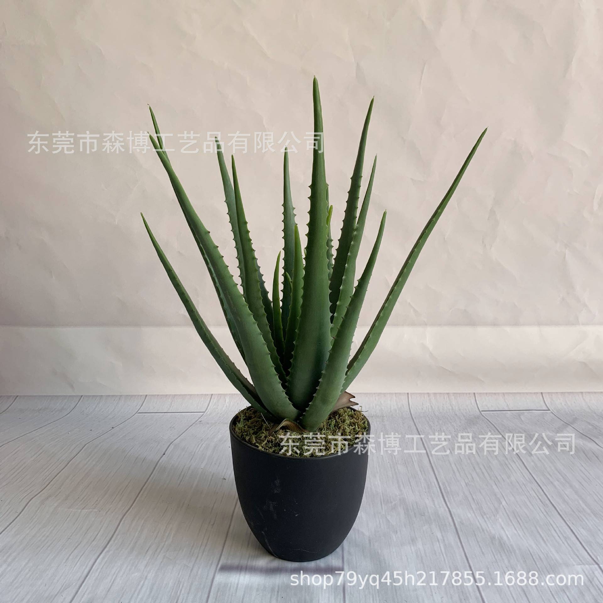 仿真植物假芦荟盆栽盆景室内外客厅桌面多肉小绿植摆件橱窗装饰