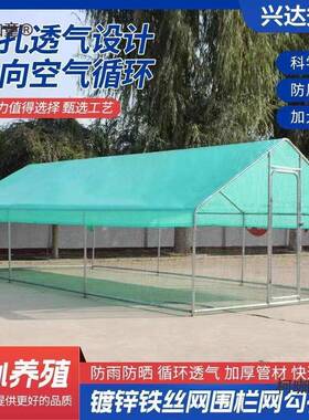 室外养鸡棚户雨棚防雨防晒稳固抗遮鸡鸭鹅NDZ孔雀等风户外外养麦