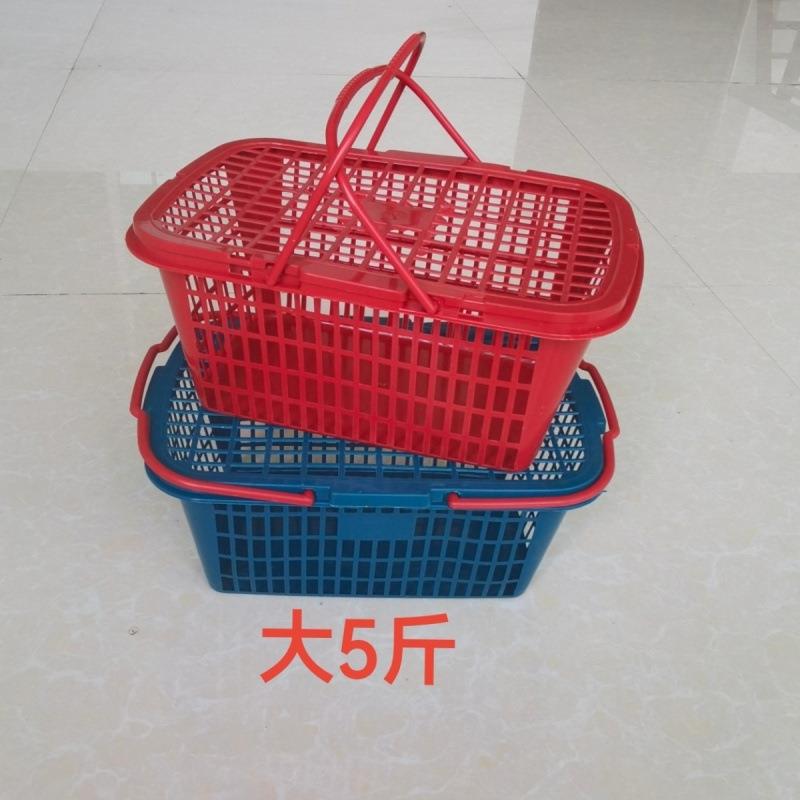 蓝1-10jKp6Xnhf杷樱斤直销长方形手提采摘葡萄莓草莓杨梅桃枇篮筐
