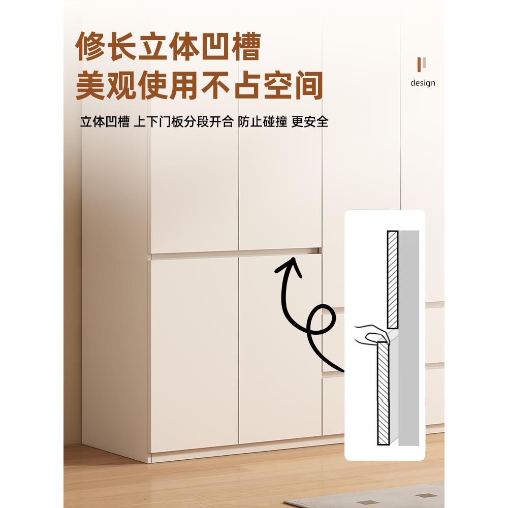木衣柜卧CKU室家用出租一房用门顶到小户型免拉实手儿童柜子定制