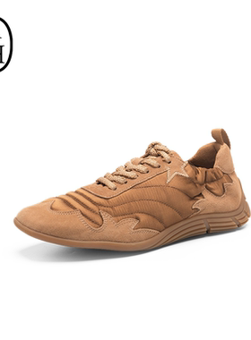 ASH女鞋2026春夏新款MIURA小羊皮休闲德训女鞋复古薄底单鞋