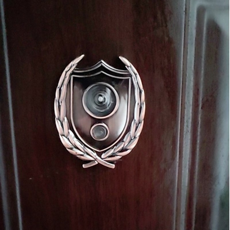 防盗门猫眼门铃一体管径加长猫眼带门铃高清多功能家用门镜通用