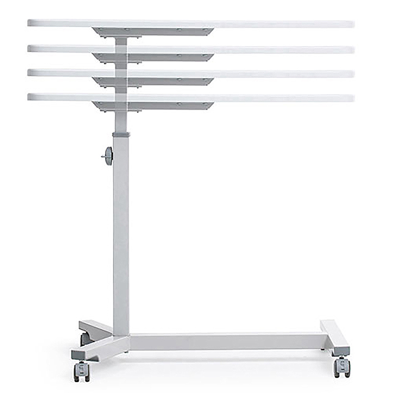 山业移动升降电脑桌懒人桌床边桌书桌演讲台大面板高度可调