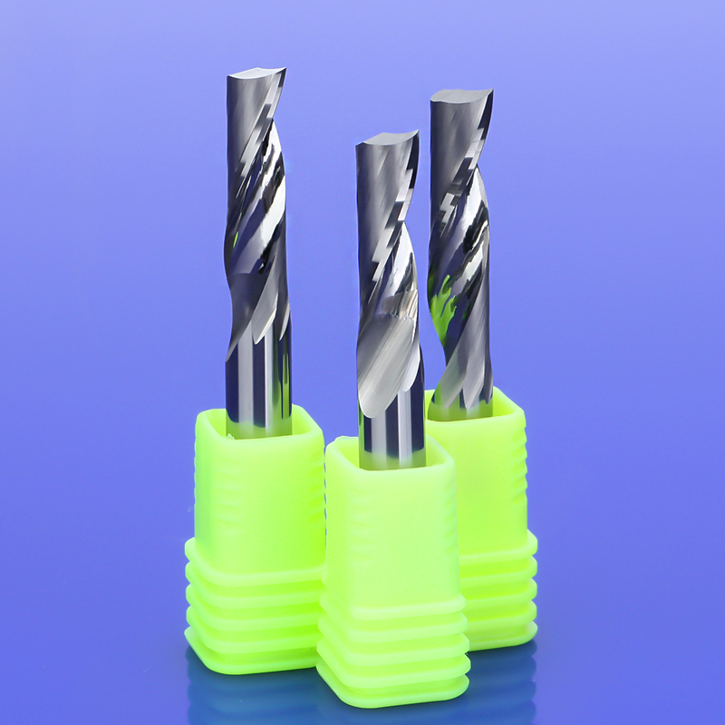 8 10 mm单刃高光铝用钨钢铣刀 铝合金门窗型材数控雕刻机钻铣头
