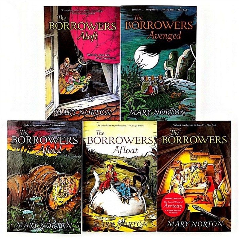 英文原版Borrowers藉东西小人5册盒装儿童必读经典文学作品赠音频