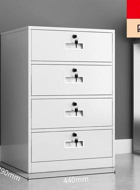 钢制床KMC头柜柜铁皮密码功锁小矮柜家斗用多能活屉动柜办公室抽