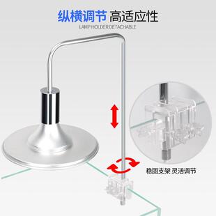 LED纯LED鱼缸鱼缸吊灯夹水草热带鱼乌龟色缸夹灯灯小鱼缸20W40W灯