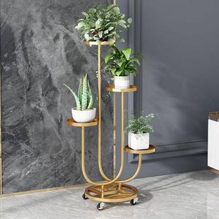 架子室花内用阳台落地式42770置艺物架铁客厅花盆多层挂架花架家