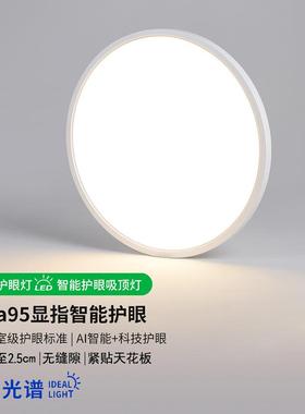 全谱护眼卧室灯26705现代简约防蚊虫无隙吸顶灯光led阳客台厅缝灯
