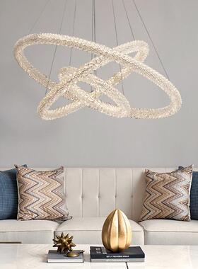 FLY厅LA法式奢灯现代简约客餐厅卧室轻灯FTGM009饰网红形灯具水晶