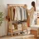 家逸8257木帽架衣架落地挂衣架卧室衣房间衣服易架简立实式 衣架办