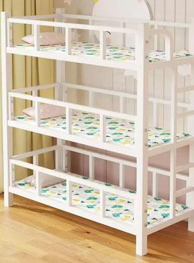 幼儿午睡三床层辅导班双层上床下床铺午托园铁艺儿童小gad01564学