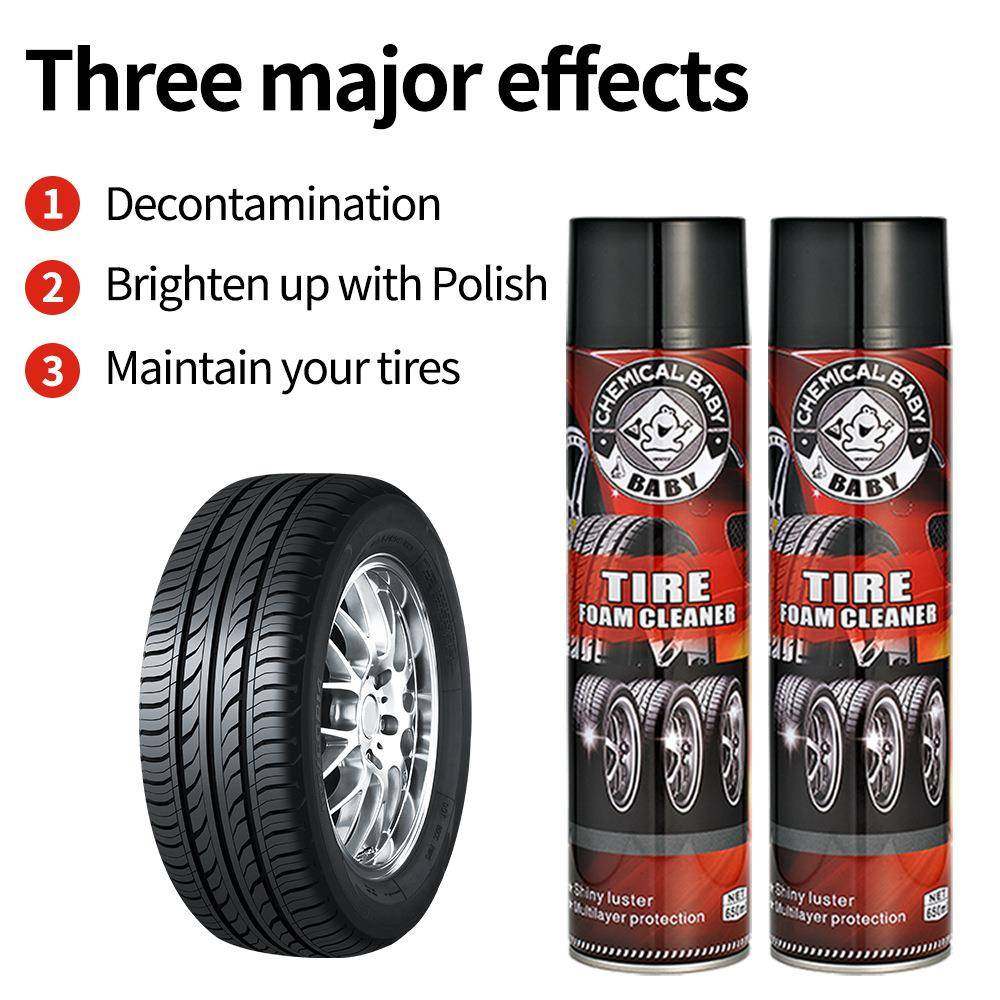 供货轮胎泡剂化学洁宝贝752英文版蜡汽车沫轮胎清养护轮胎光亮剂