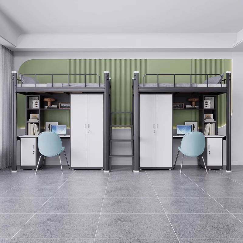 公寓床上床下桌组合床宿舍铁架床员工寝室上下铺学生双层床落地梯,鲜花速递/花卉仿真/绿植园艺,割草机/草坪机,淘宝优惠券,粉丝福利购,淘宝优惠卷