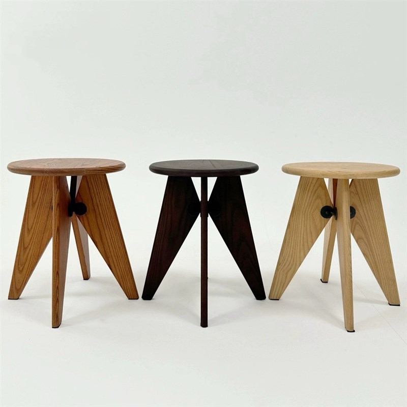 中古实木边几小茶几设计师床头柜创意中古沙发角几