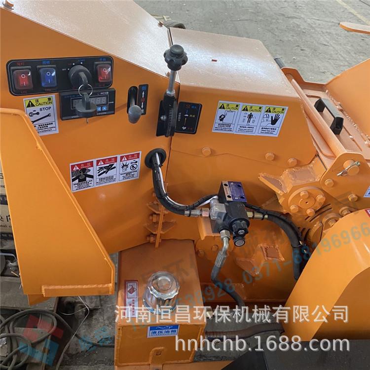 市政大型树枝粉HUZ机园林垃碎圾移动两柴油湿木材油电干用破碎机