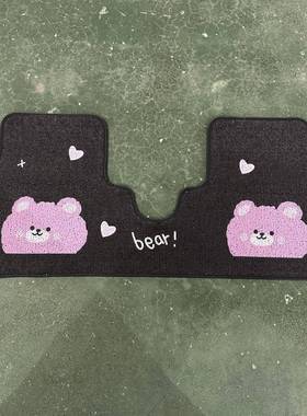 五菱宏光MeNI汽车脚垫可I爱卡通迷你专用地垫mni705v内饰改装i地