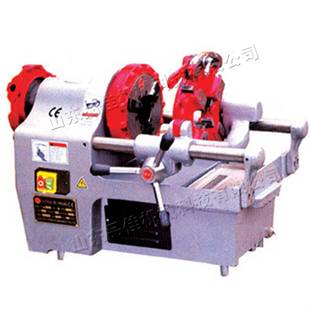 小型电动切管套丝机 全自动圆锥管螺纹绞丝机 管道套丝倒角设备