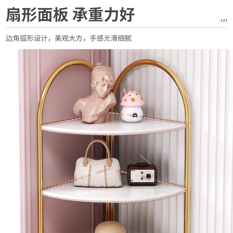墙上置物14638板墙柜转角柜落地三架卧室角落角收纳铁角艺靠置物