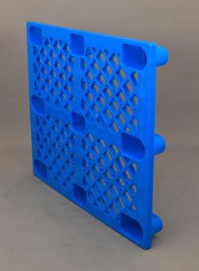 厚121格0网九脚塑DPT料托盘仓库地台垫板流周转叉车用塑胶物卡加